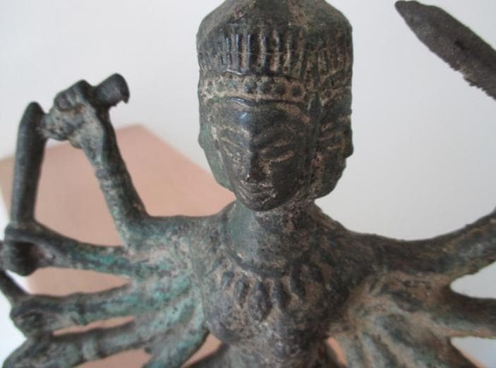 本日期間限定価格　呪物　強力な悪魔の破壊　魔術古代金銅仏ヒンドゥー教　カーリー像