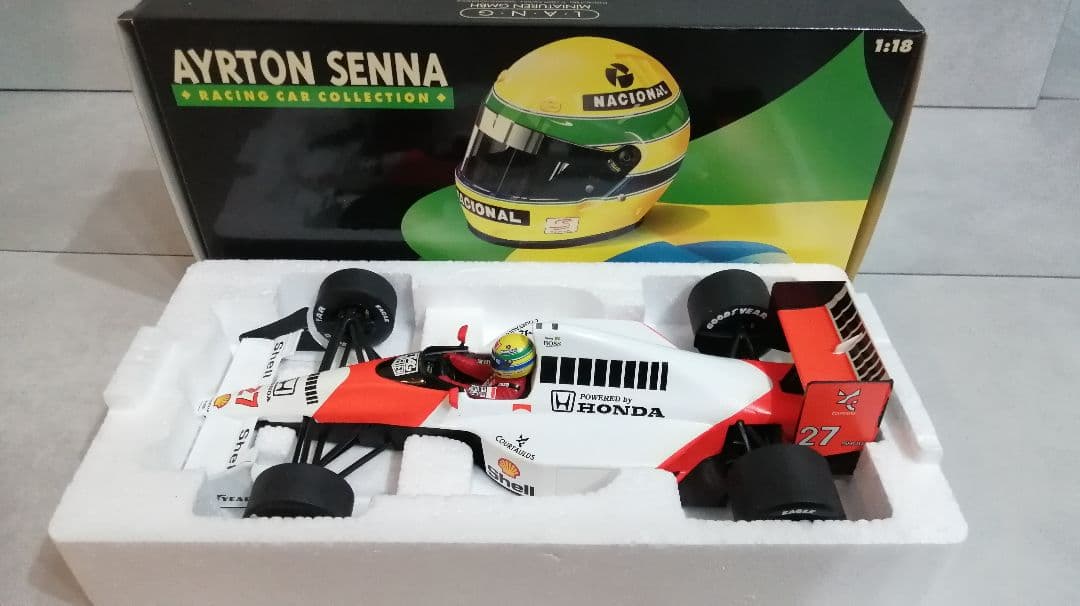 MINICHAMPS アイルトンセナ マクラーレン ホンダMP4/5B 1990