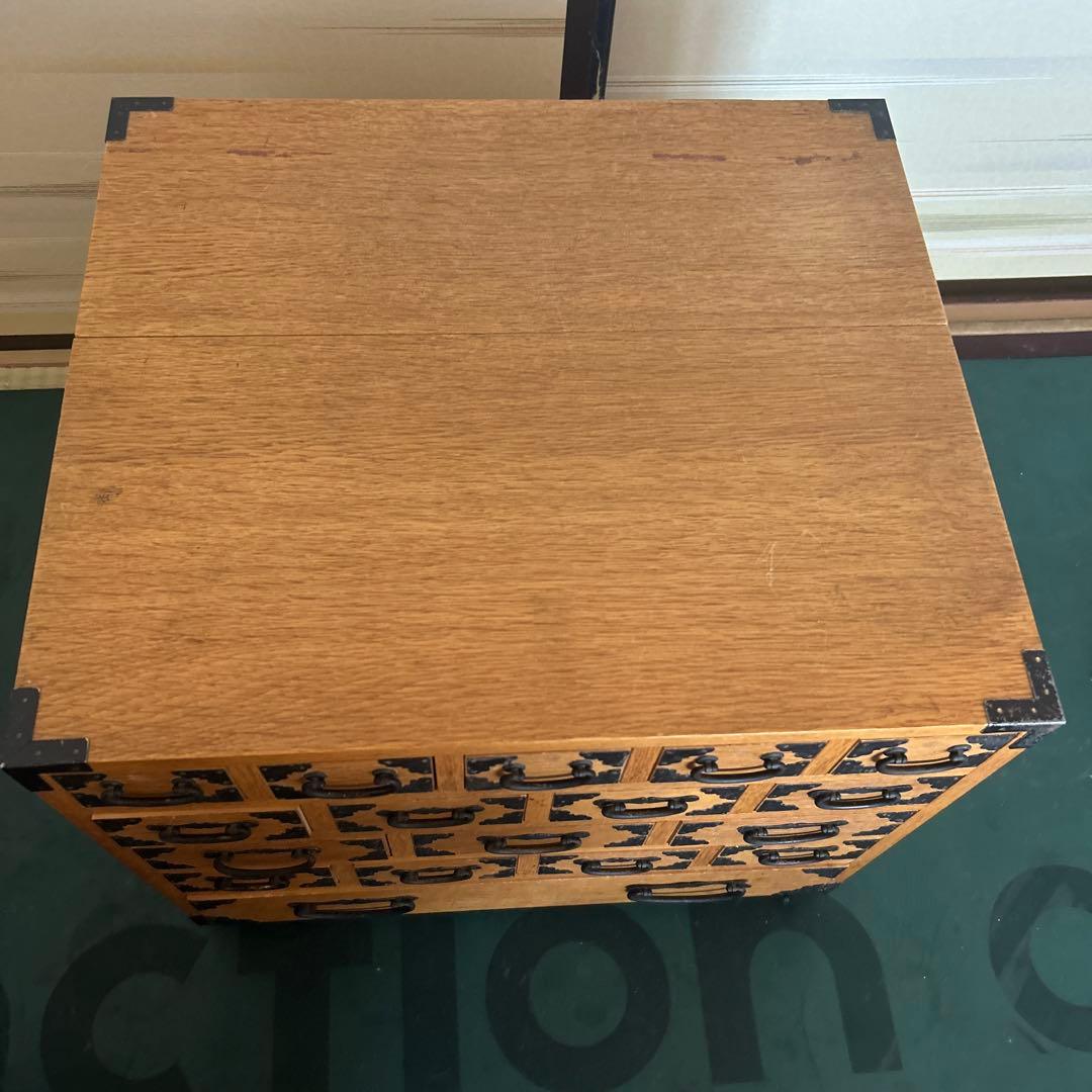 箪笥 薬箱　木製タンス 希少品　収納