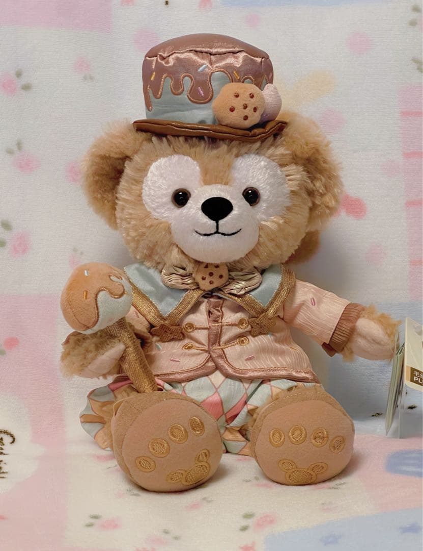 上海ディズニー　お誕生日　バースデー　ダッフィー　ぬいぐるみSS