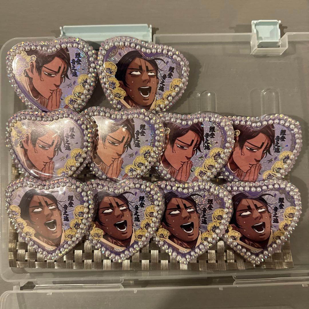 ゴールデンカムイ　鯉登少尉　愛です缶バッチ