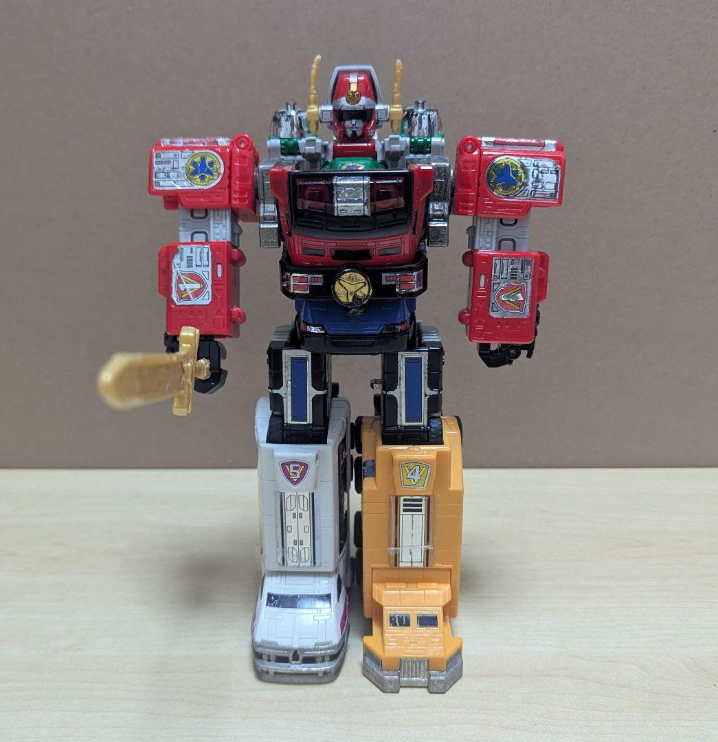 バンダイ DX超合金 救急戦隊ゴーゴーファイブ 緊急合体ビクトリーロボ