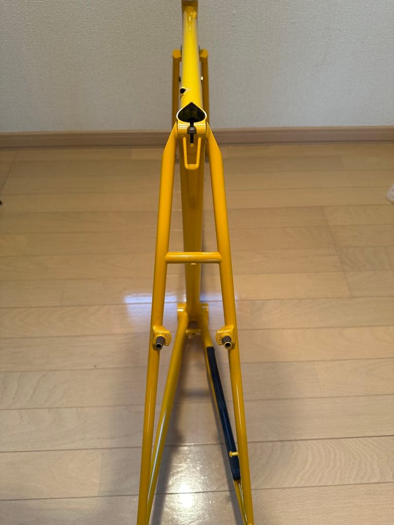 TOEI ロードバイクフレーム イエロー　トーエイ