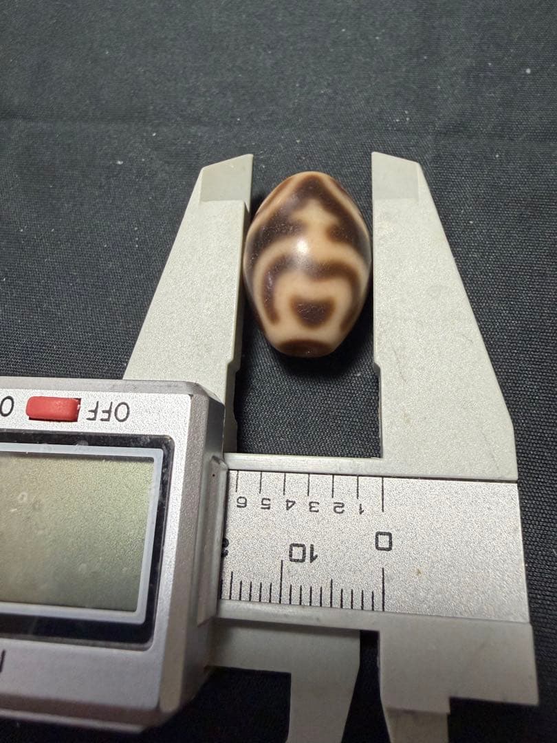 良品天珠‼️西蔵老礦紅朱砂蓮華宝瓶天珠