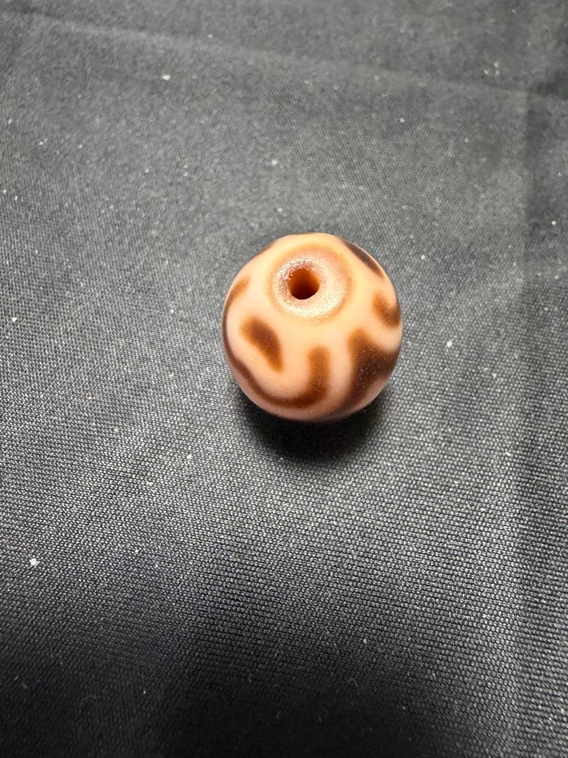 良品天珠‼️西蔵老礦紅朱砂蓮華宝瓶天珠