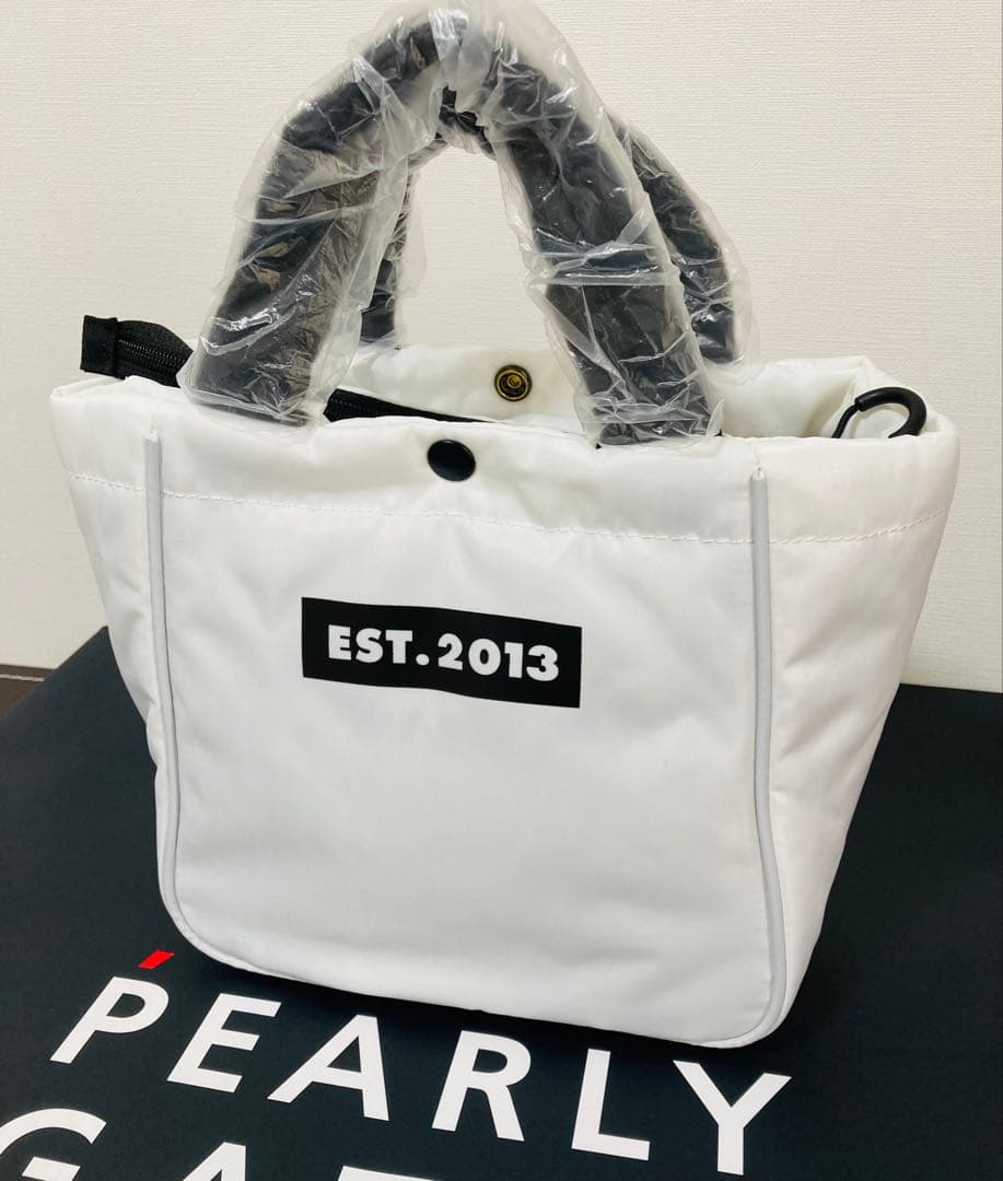新品 パーリーゲイツ ジャックバニー カートバッグ 白 男女兼用モデル