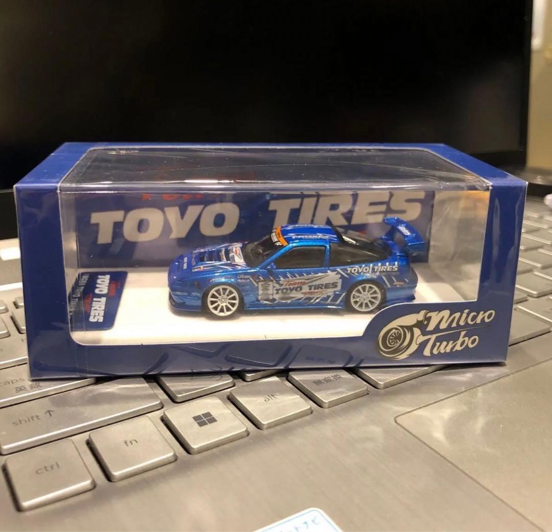 ミニカー Toyo Tires 180SX micro turbo 1/64
