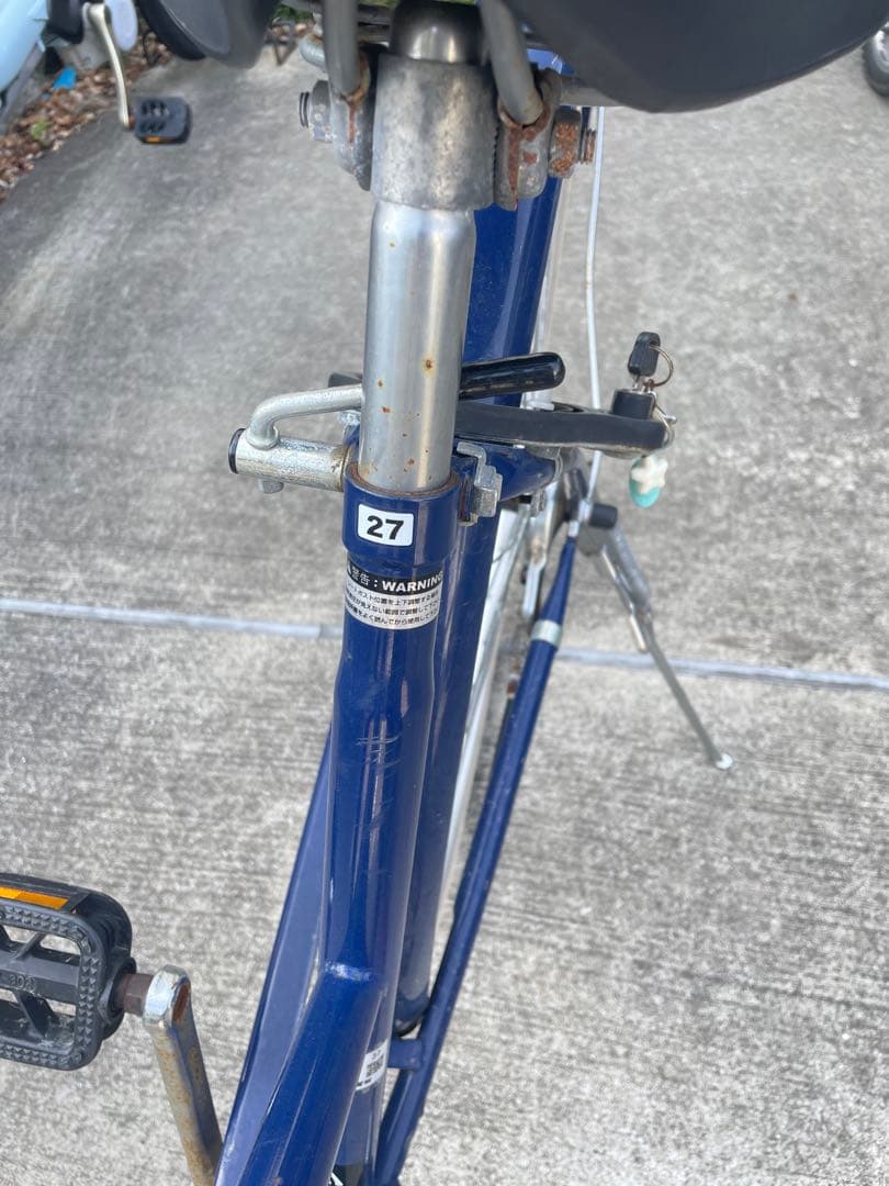 引き取り！発送不可　神奈川県茅ヶ崎市　あさひ自転車27インチ　シティサイクル