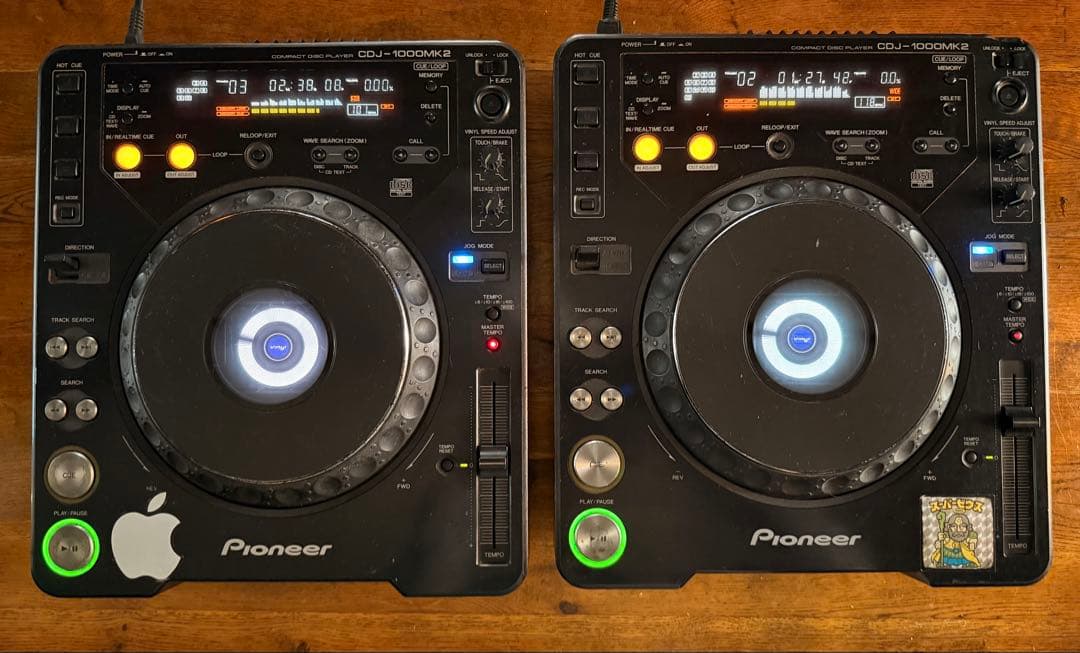 Pioneer CDJ-1000MK2 2台セット