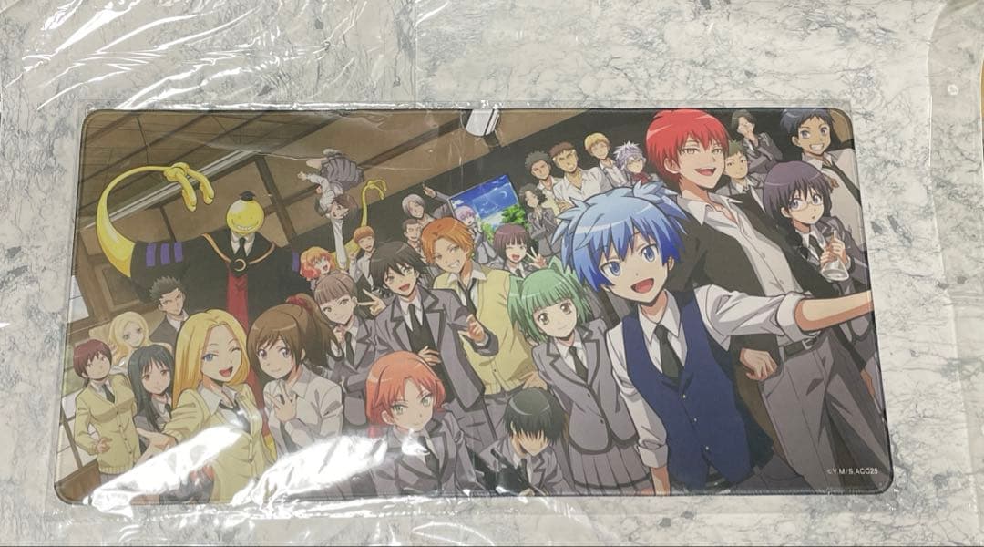 暗殺教室　デスクマット　フジテレビ　再放送エンディング　赤羽業　潮田渚　前原陽斗