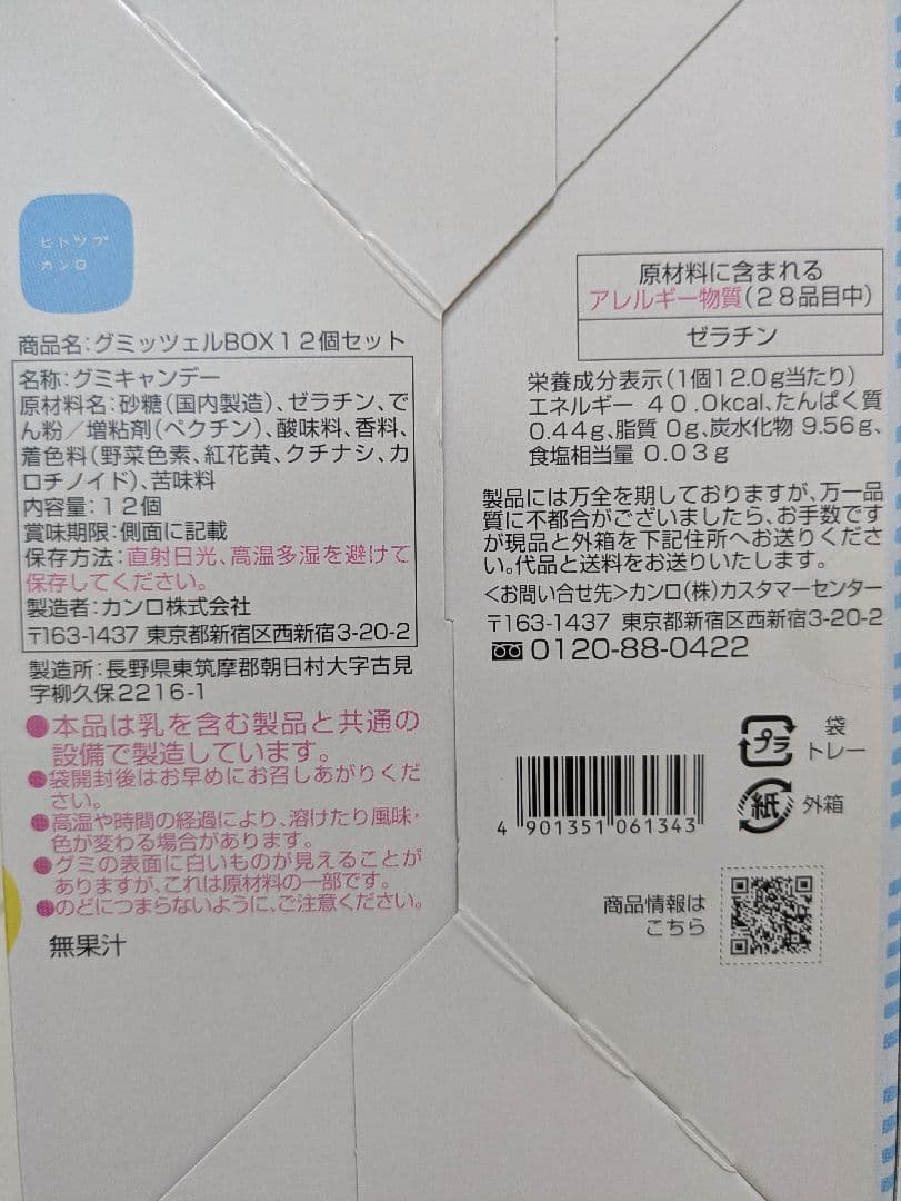 【先行販売】グミッツェルプチパーティーBOX　グミッツェル12個入り３セット