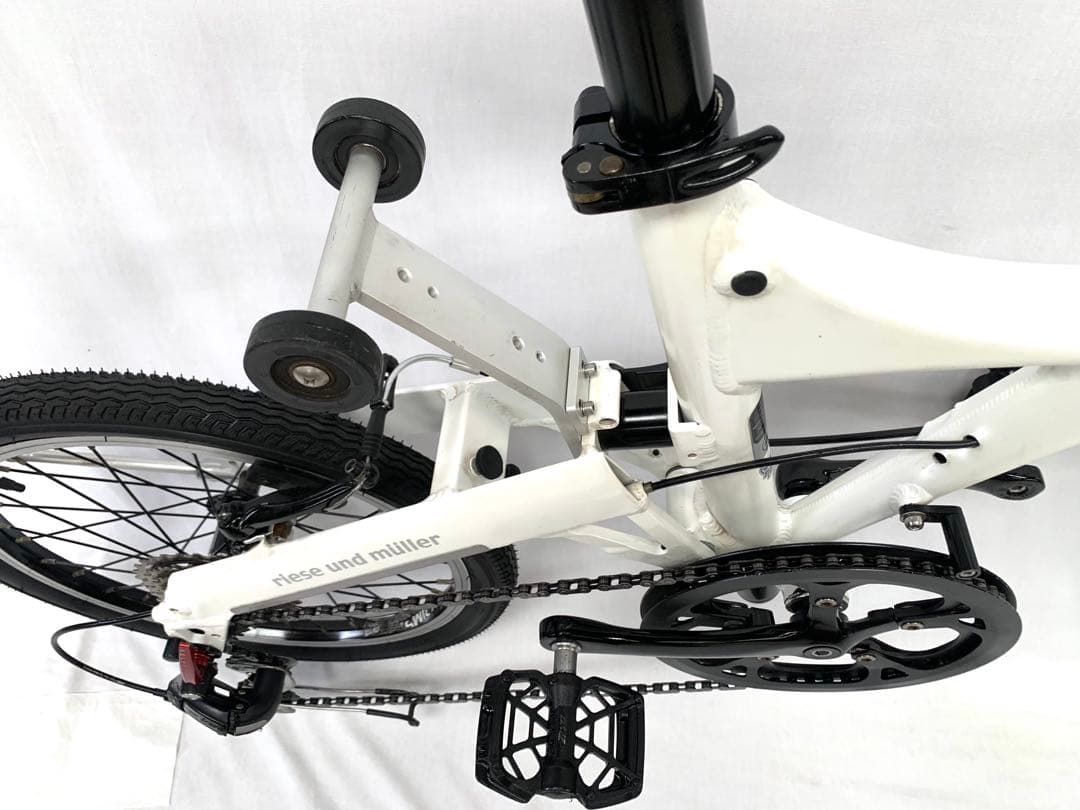 送料無料R&M 折りたたみ自転車 BD-1 超軽量11.1キロミニベロ18インチ