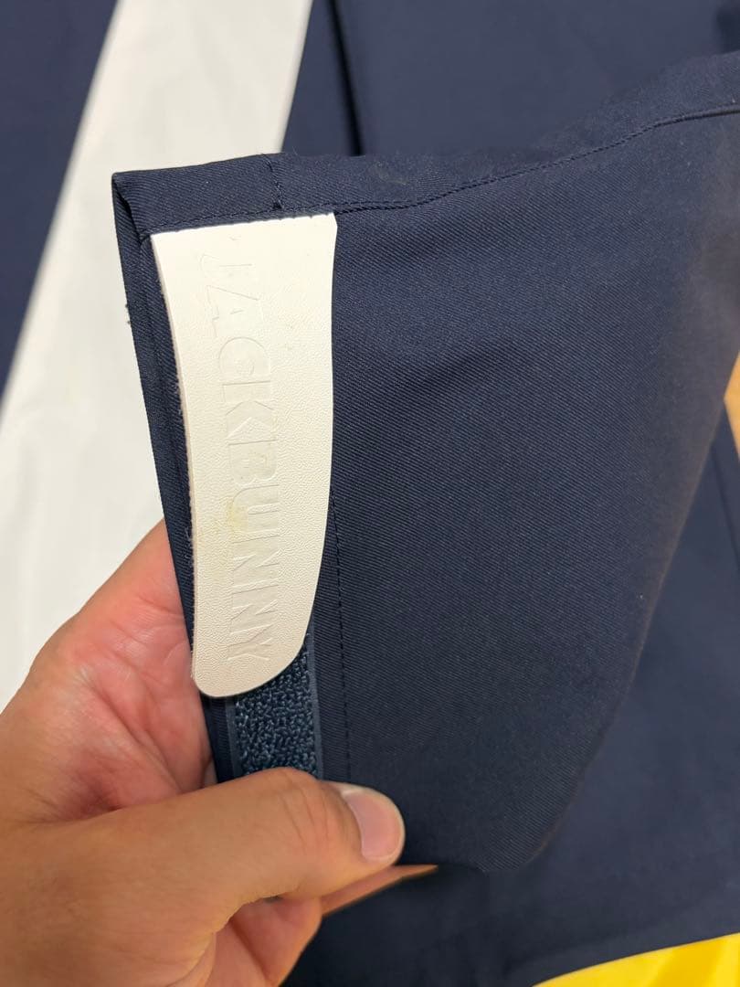 美品Jack Bunny!! ジャックバニー　ゴルフナイロンジャケット Lサイズ