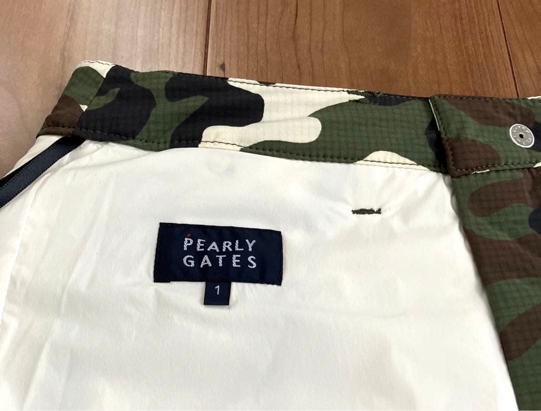 パーリーゲイツ レディース スカート 中綿 ダウン 迷彩 サイズ1 【新品】