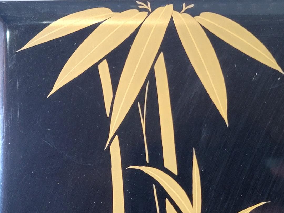 DT711 象彦作 竹笹蒔絵 文庫