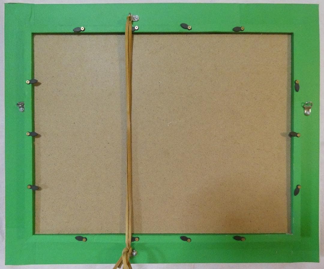 油絵　額付き　浜辺順　F6 【　ネコ　】手描き　肉筆