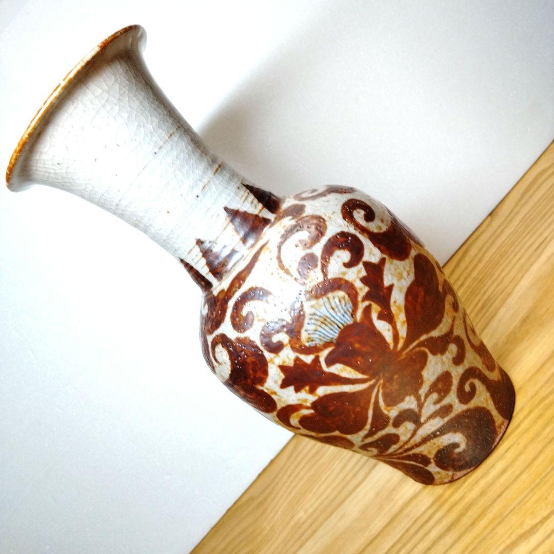 ☆ 加藤卓男 人間国宝 志野花瓶