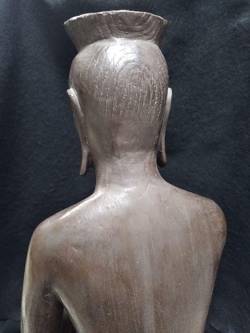 国宝彫刻第一号 広隆寺所蔵 「国宝 宝冠弥勒」 弥勒菩薩半跏思惟像 樹脂製