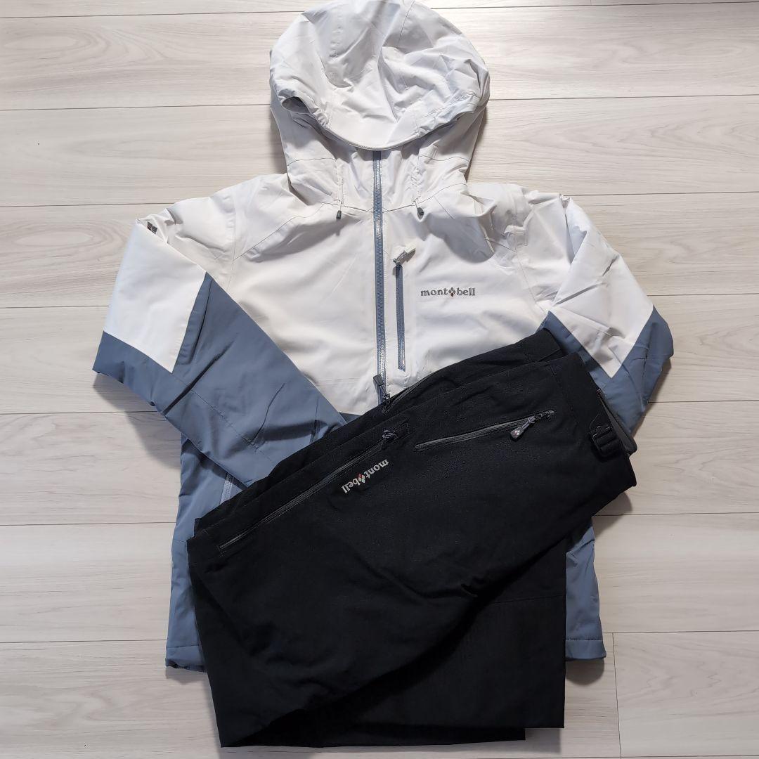 montbell パウダーホップパーカー パンツ セット XL
