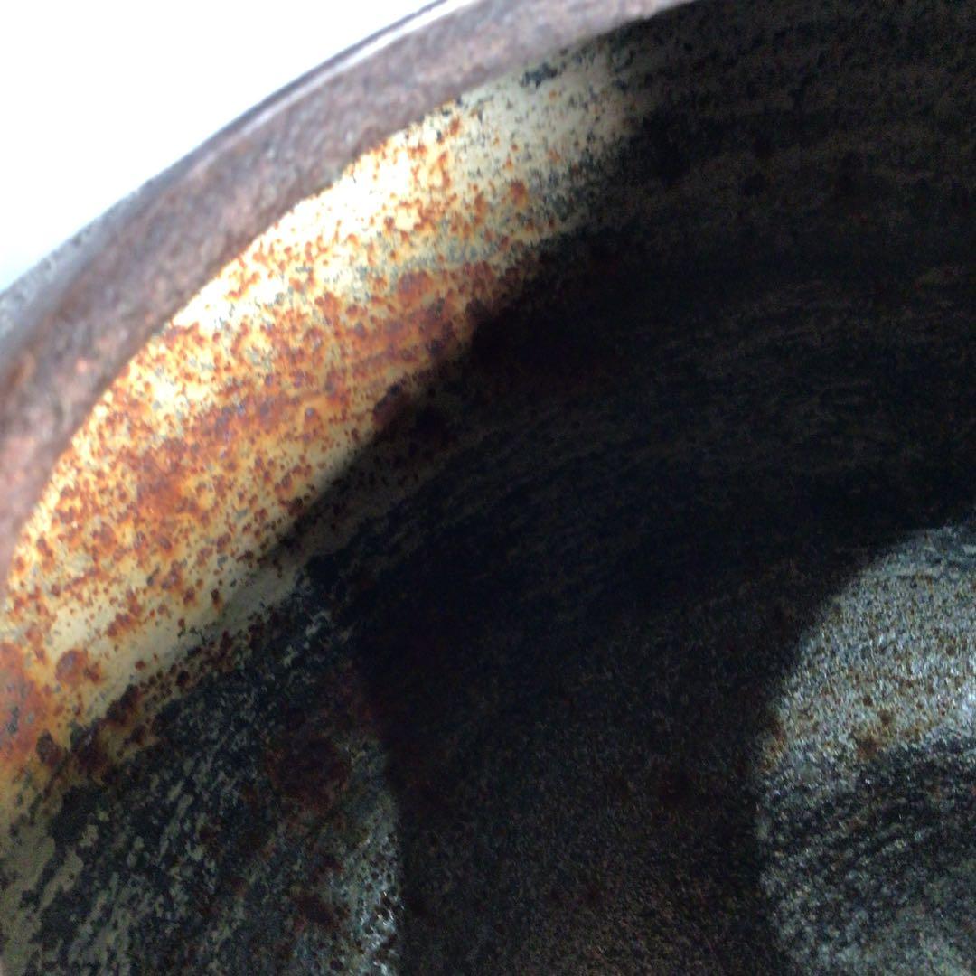 Ｍ４７７　茶釜　『釜師　佐藤清光造』『丸釜』　共箱　茶道具