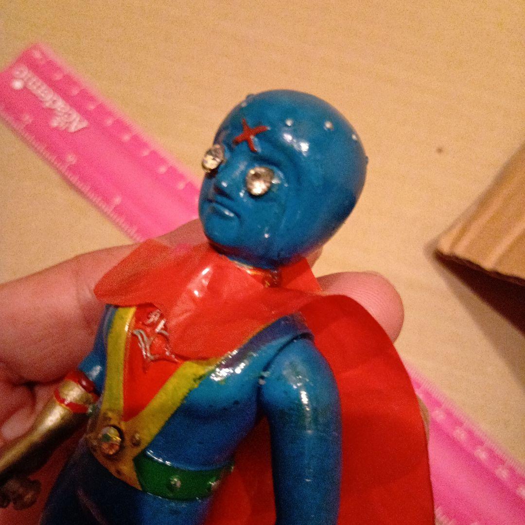 ダイアモンドアイ　ポピー　ソフビ　リペイント　剣付き