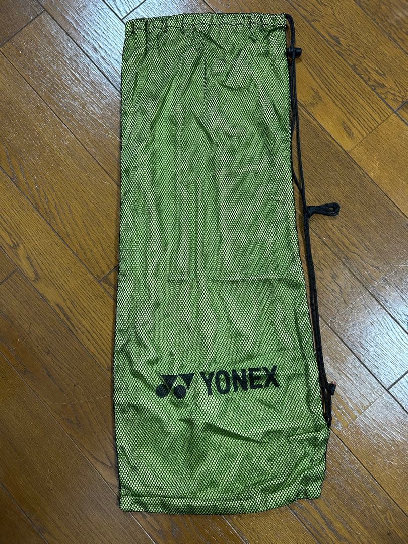 YONEX EZONE100 ブラックグリーンテニスラケット袋あり