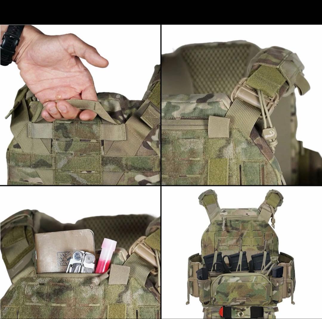 【実物新品】AGILITE K-ZERO SF マルチカム 薄型プレートキャリア