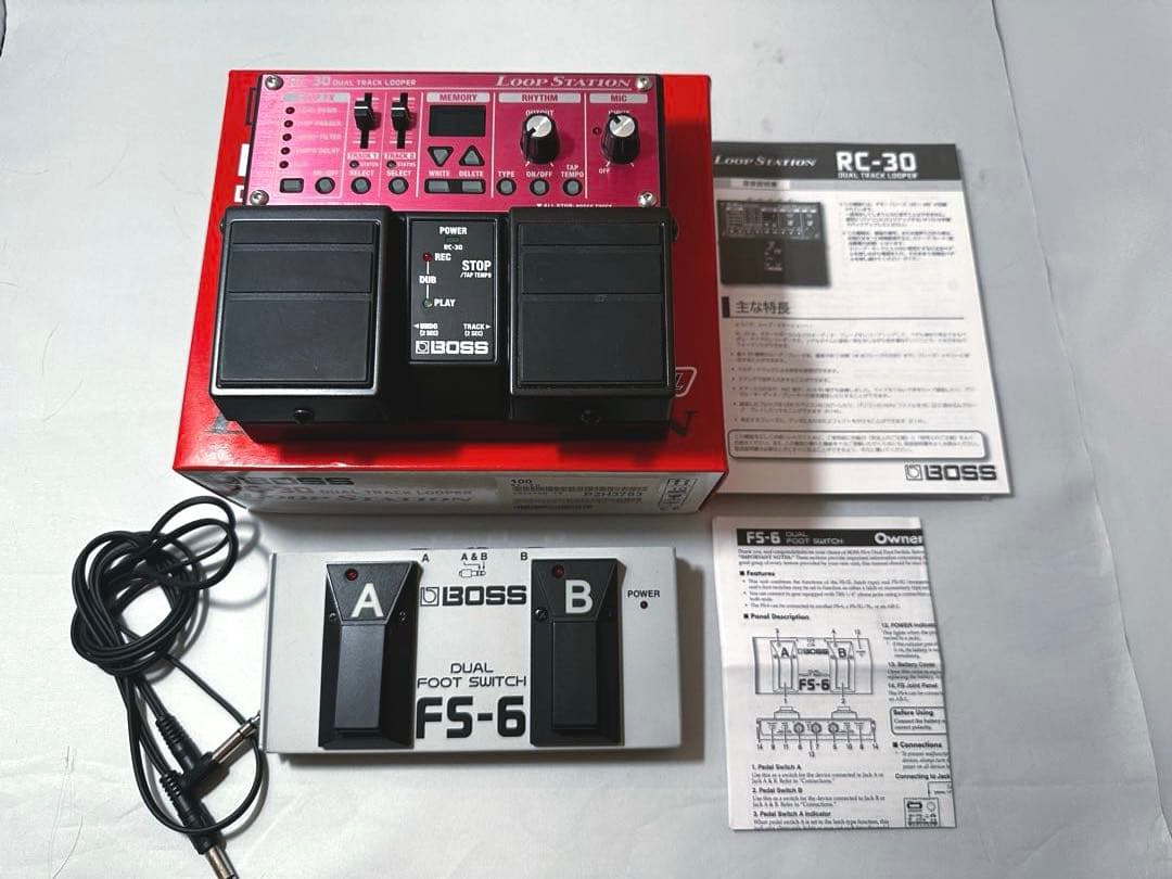 BOSS RC-30 LOOP STATION FS-6 フットスイッチ付き