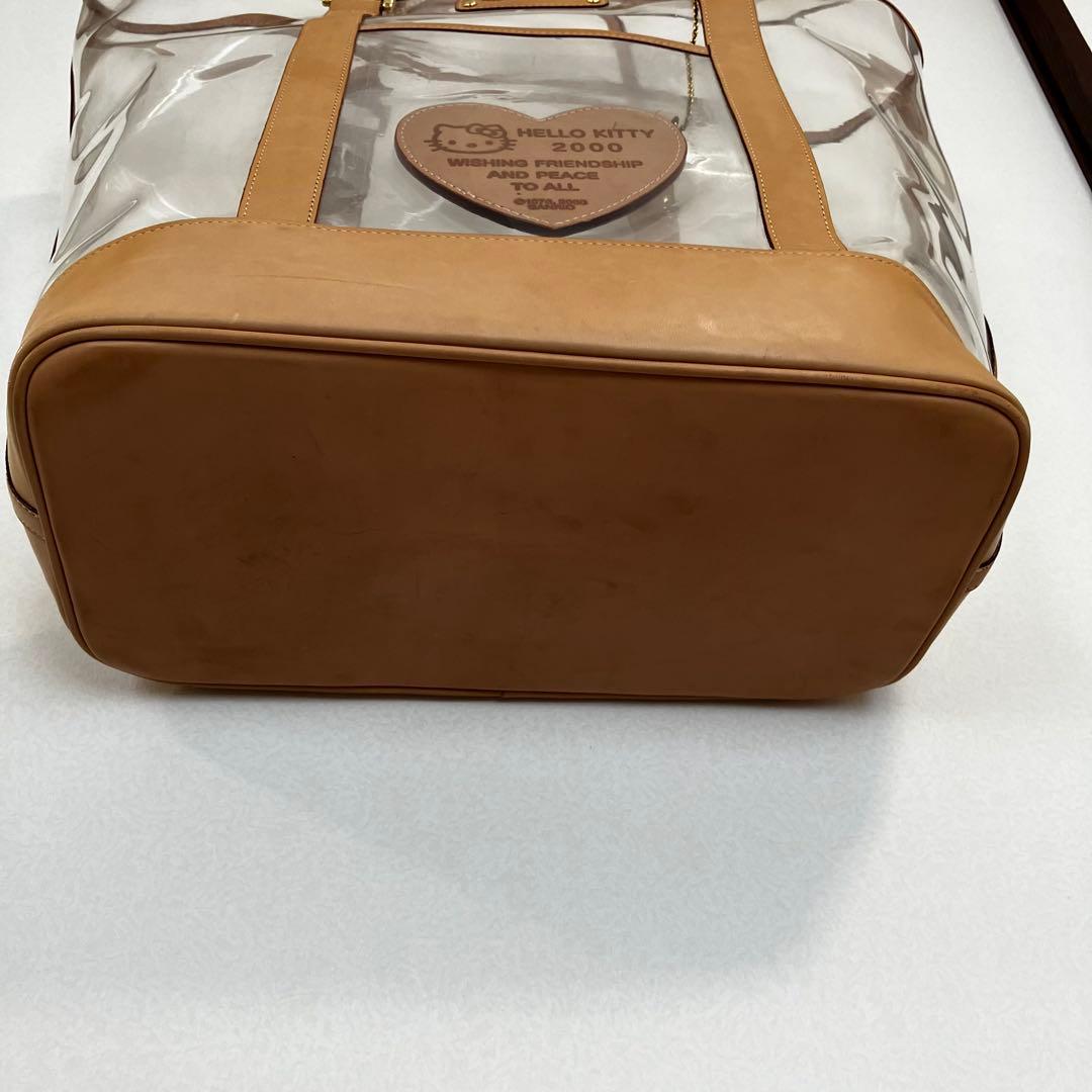 【激レア】ハローキティ　クリアトートバッグ BIG レトロ
