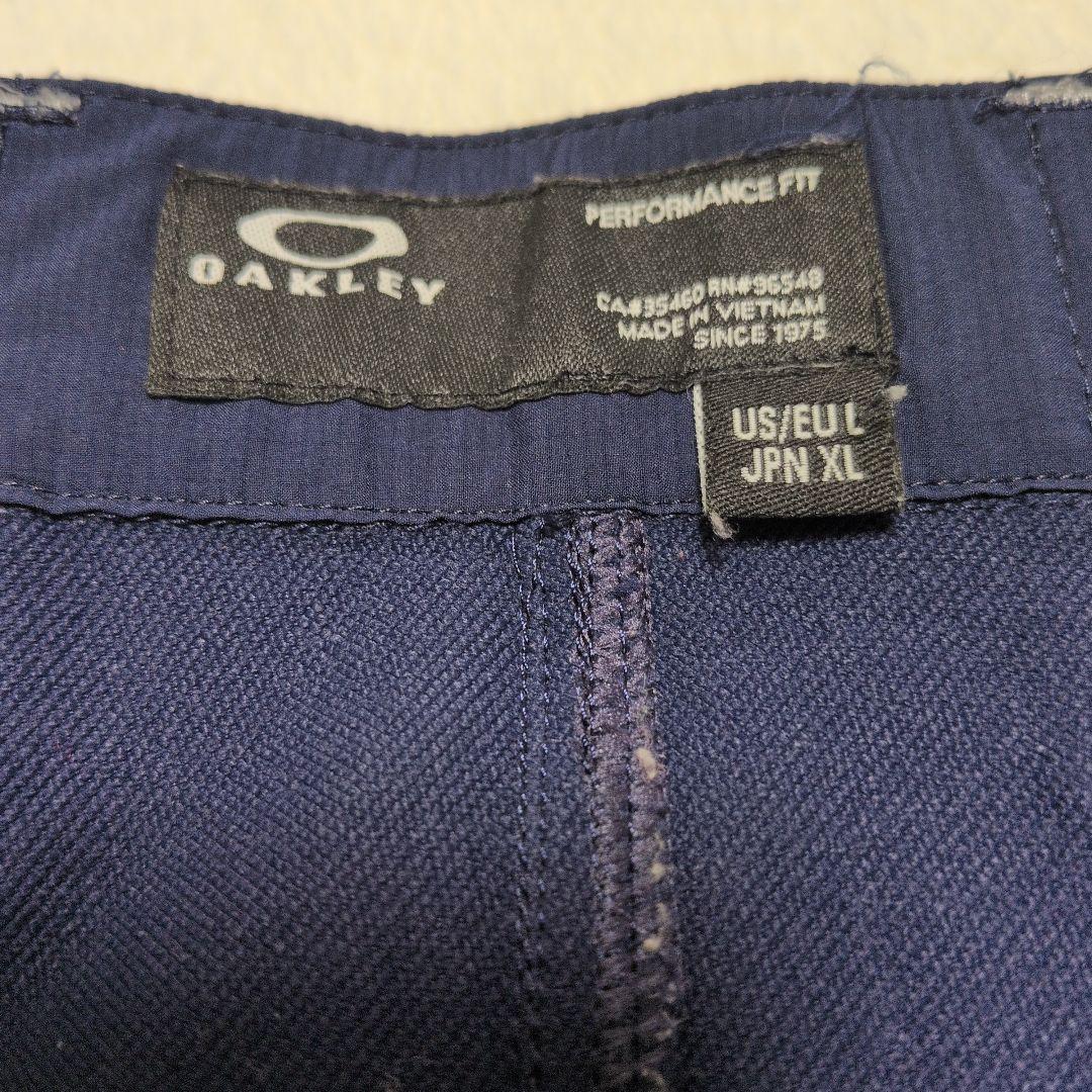 オークリー 中綿 キルティング パンツ XL ネイビー 防寒 防風 ゴルフ