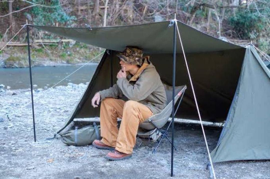 BUNDOK ソロキャンプ向けパップテント「ソロベース BDK-79TC」