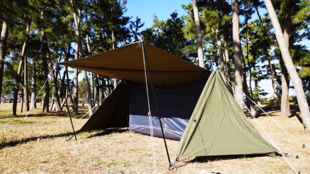 BUNDOK ソロキャンプ向けパップテント「ソロベース BDK-79TC」