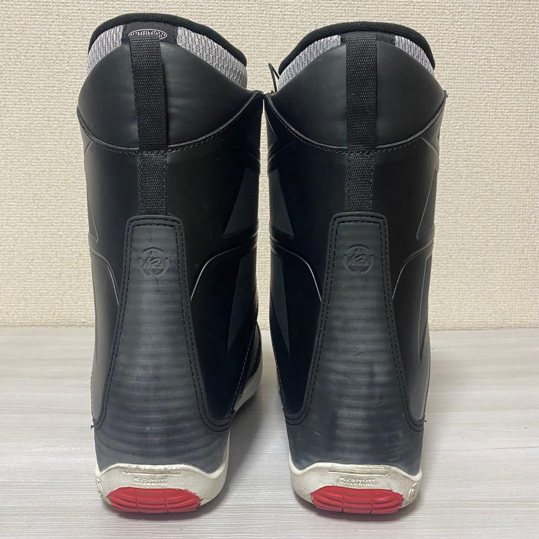 【美品】K2 RAIDER BOA 25cm ブラック　スノーボードブーツ