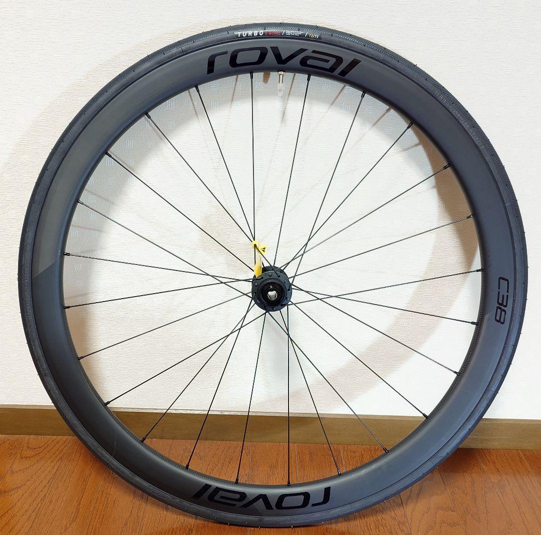 ※ピンクの猫　Roval C38　カーボンホイール　(完成車外し)