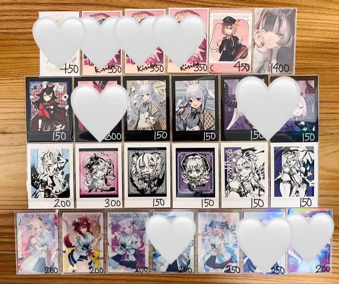 ホロライブ　バラ売り　まとめ売り可　一月いっぱい二つ以上で送料無料