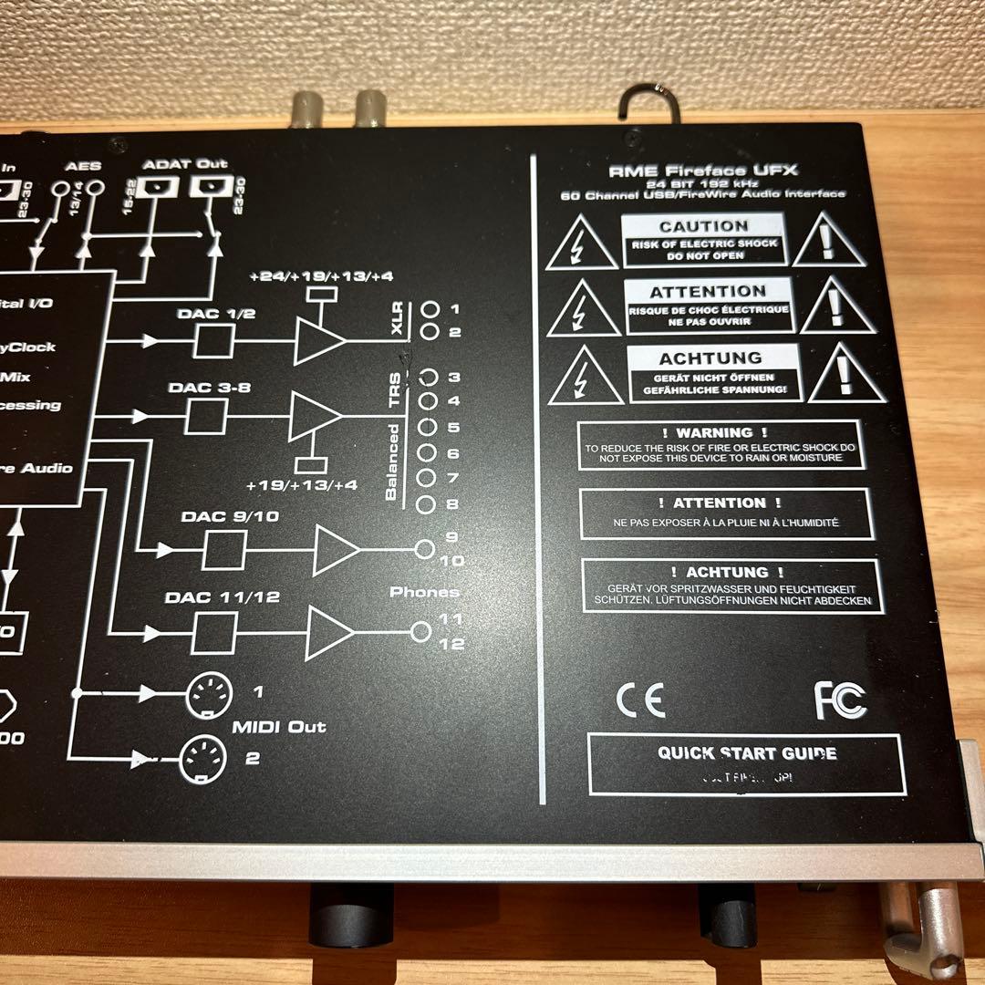 ジャンク　オーディオインターフェイス RME fireface UFX