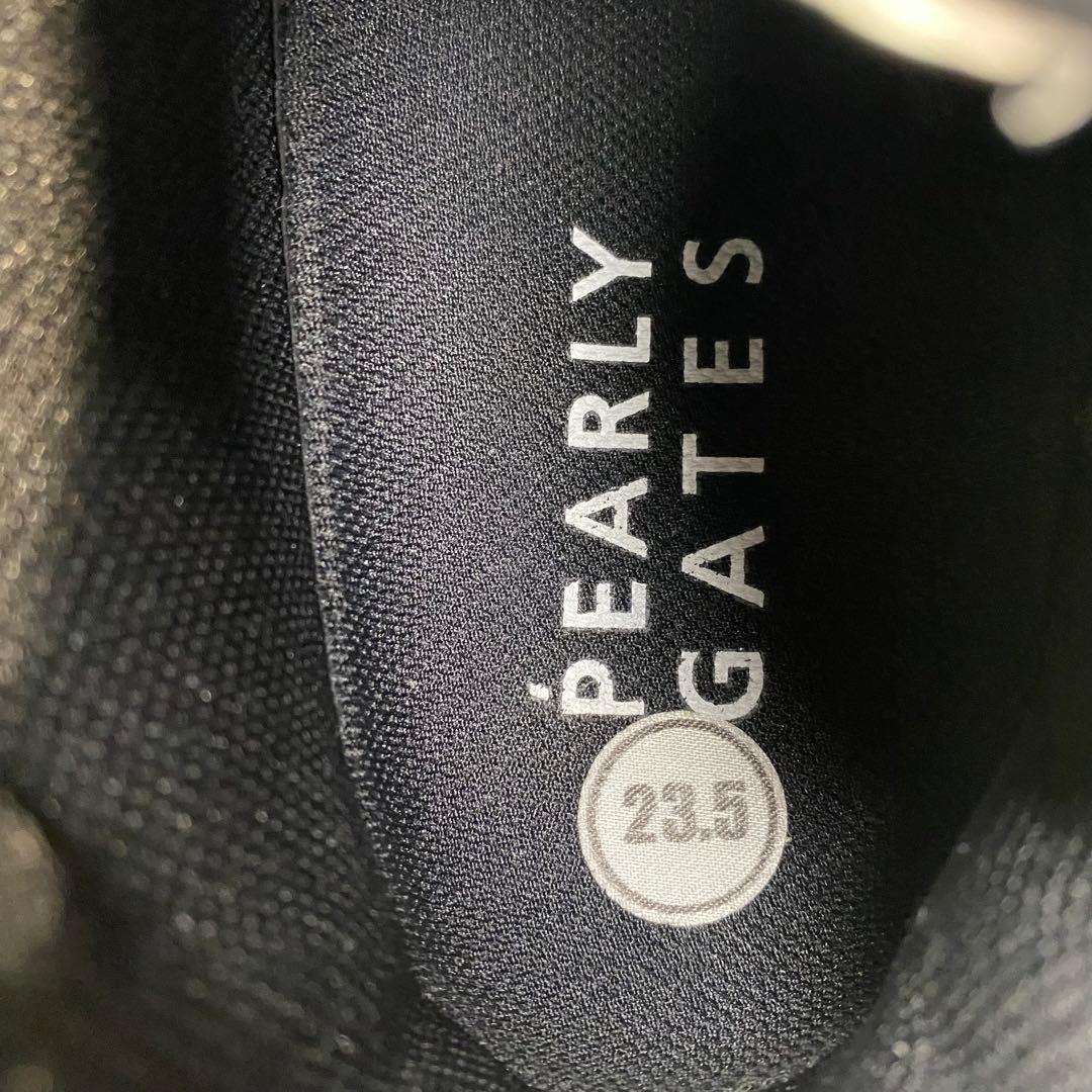 PEARLY GATES ゴルフシューズ ハイカット23.5cm 黒　ブラック