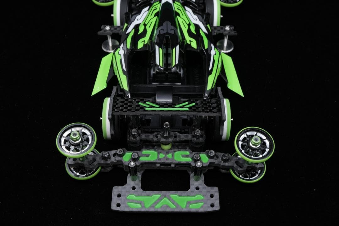 ミニ四駆　タミヤ　MSフレキカスタム　アバンテmk3 アズール サイクロン