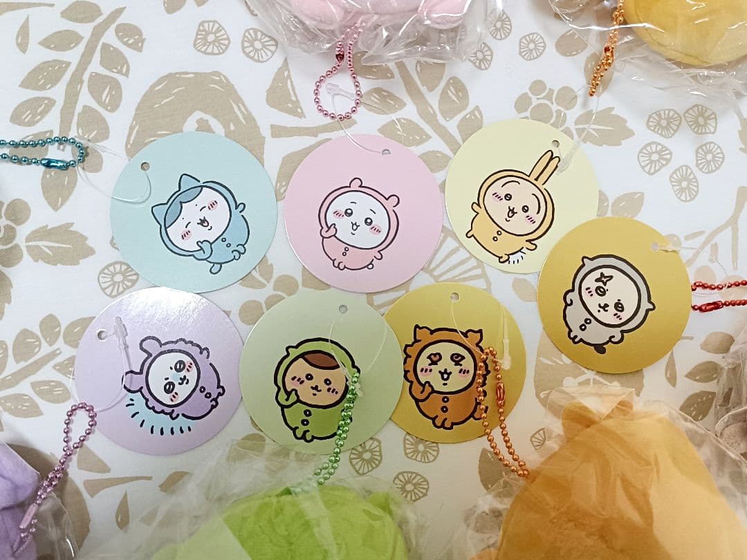 【新品未開封】ちいかわ　パジャマパーティーなぷちミニマスコット　7種　セット