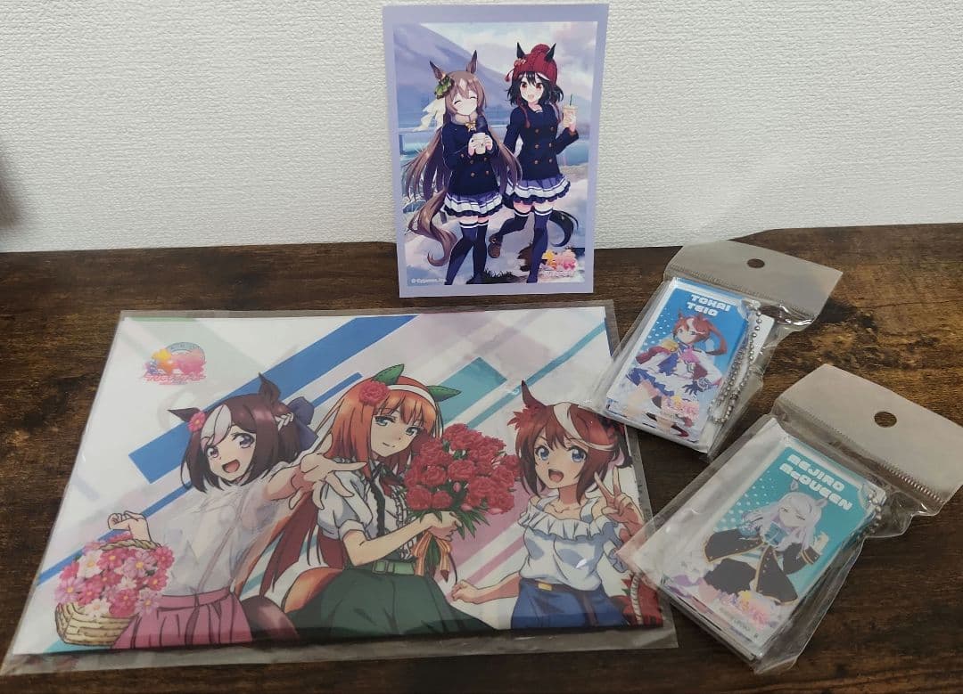 ウマ娘プリティーダービー　A3　布ポスター　キーホルダー