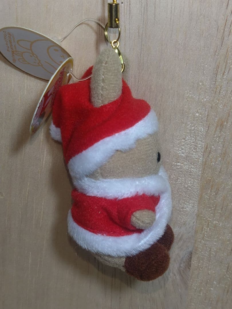 激レア☆日焼けうさずきん☆サンタコスチューム　ぬいぐるみキーホルダー
