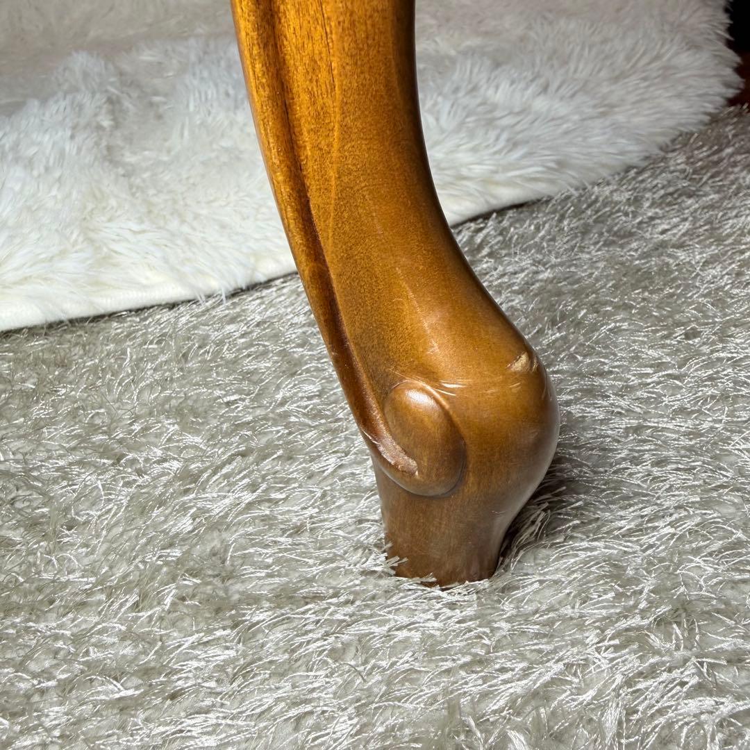 猫脚　ピアノ椅子　昇降可能　アンティーク