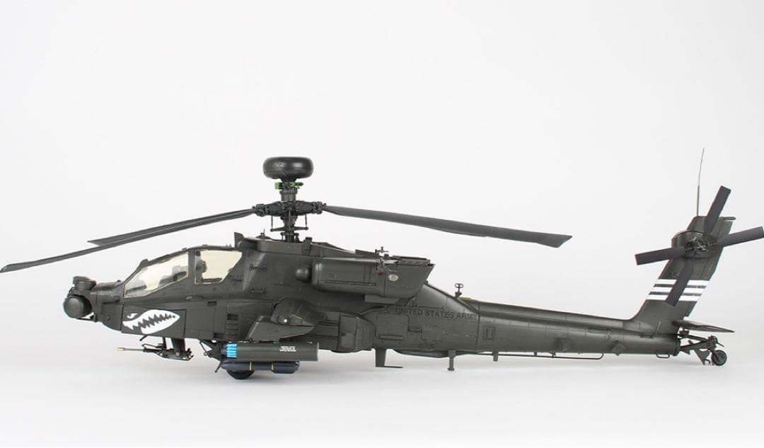【完成品】1/24 AH-64D アパッチロングボゥ