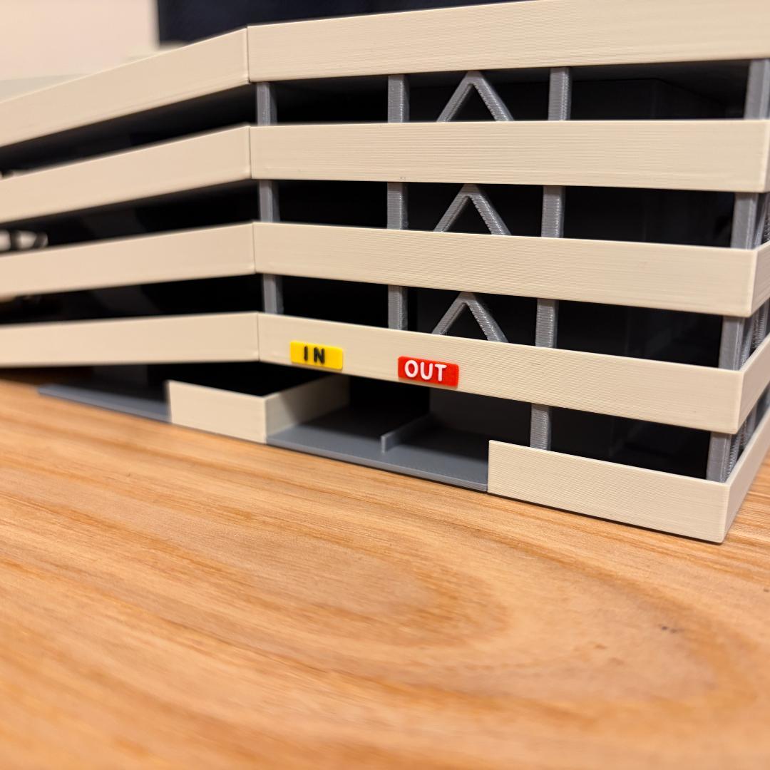 Nゲージ 立体駐車場B（完成品）模型 ストラクチャー