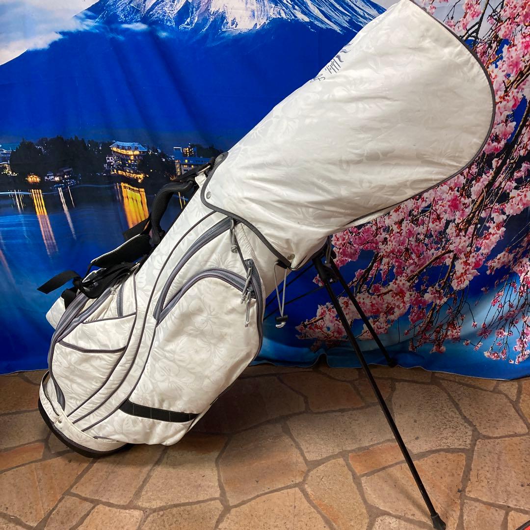 寶BU-1092 EDWIN スタンド式 キャディバッグ ホワイト