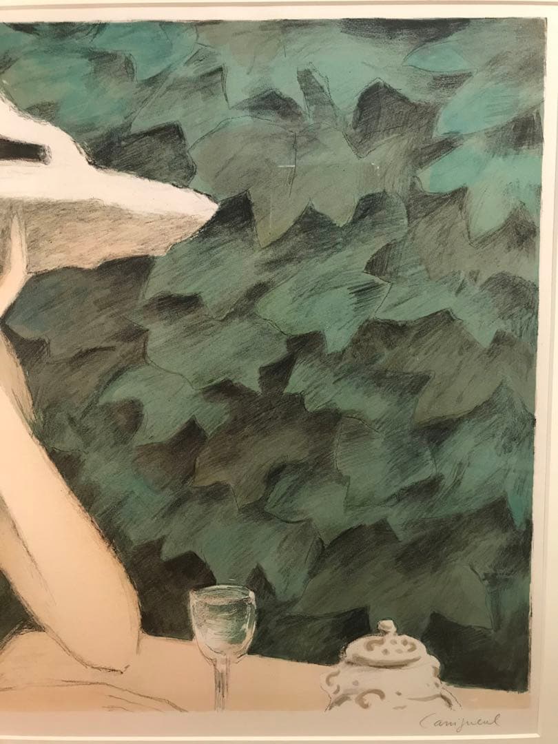 カシニョール　「クリスティーヌ」　リトグラフ　直筆サイン・作品保証書有り