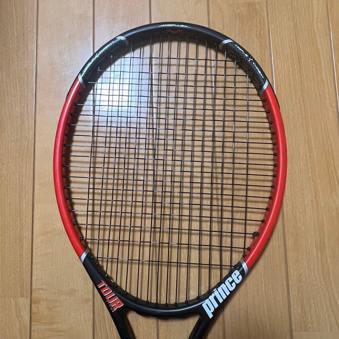 プリンス TOUR DIABLO 675 硬式テニスラケット グリップ2 美品