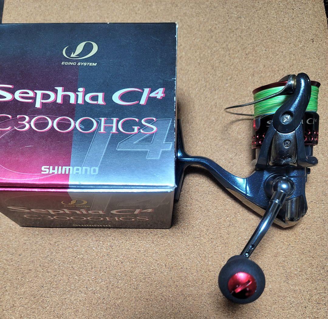 おまけ付■セフィアCI4C3000HGS未使用0.8号PE100mエギングリール
