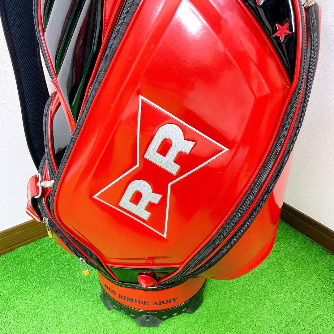 ドラゴンボール　レッドリボン軍　キャディーバック　赤　3点式　9.5型　46in