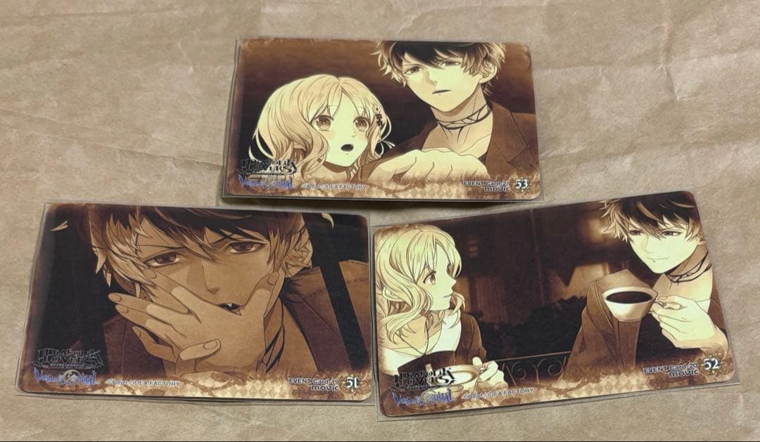 DIABOLIK LOVERS トレカ　無神ルキ　3枚セット